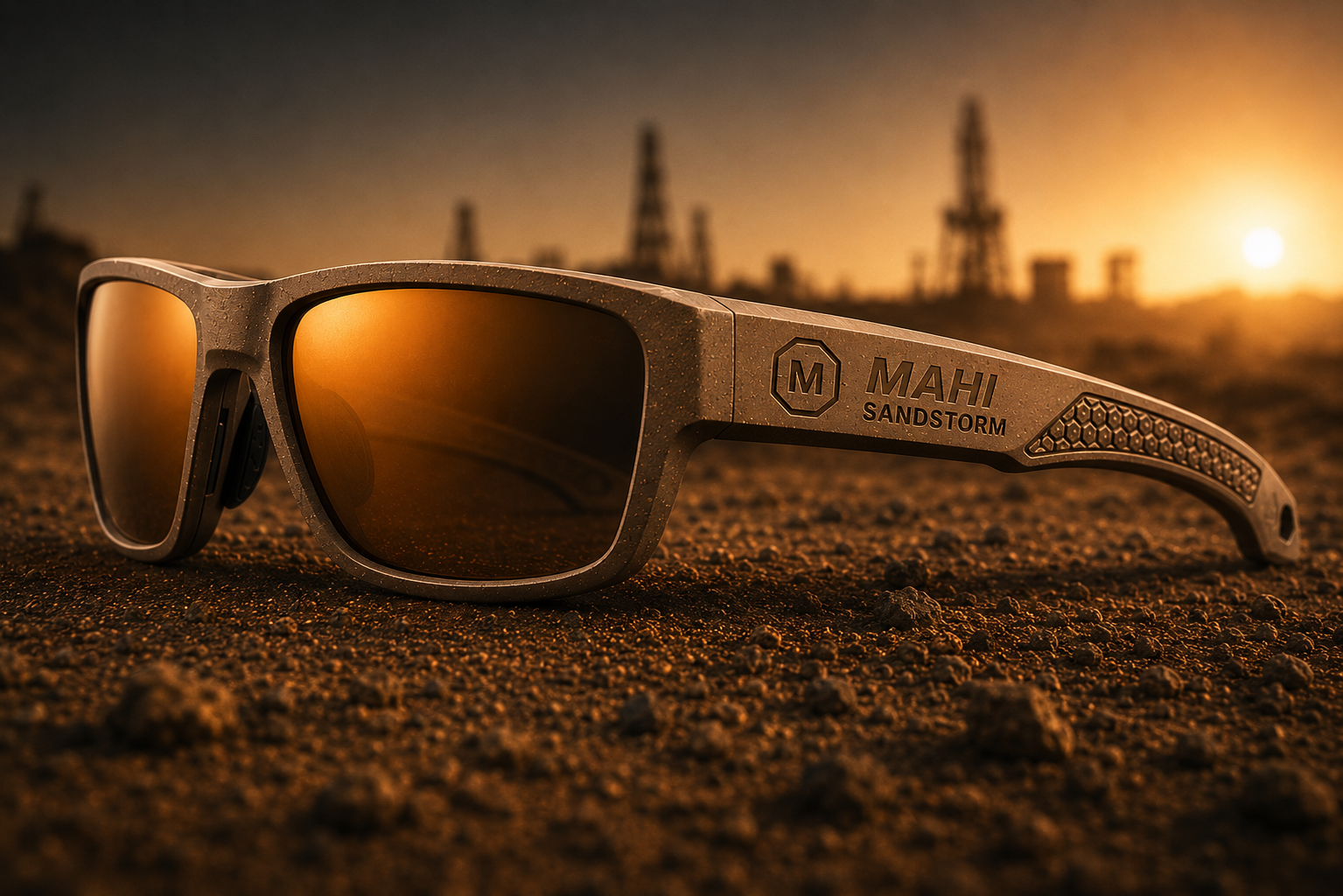 MAHI Sandstorm polarised eyewear, first production run.